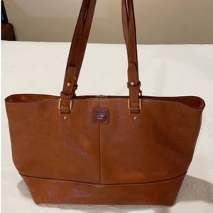 Dooney and Bourke Florentine leather East/West Chelsea shopper